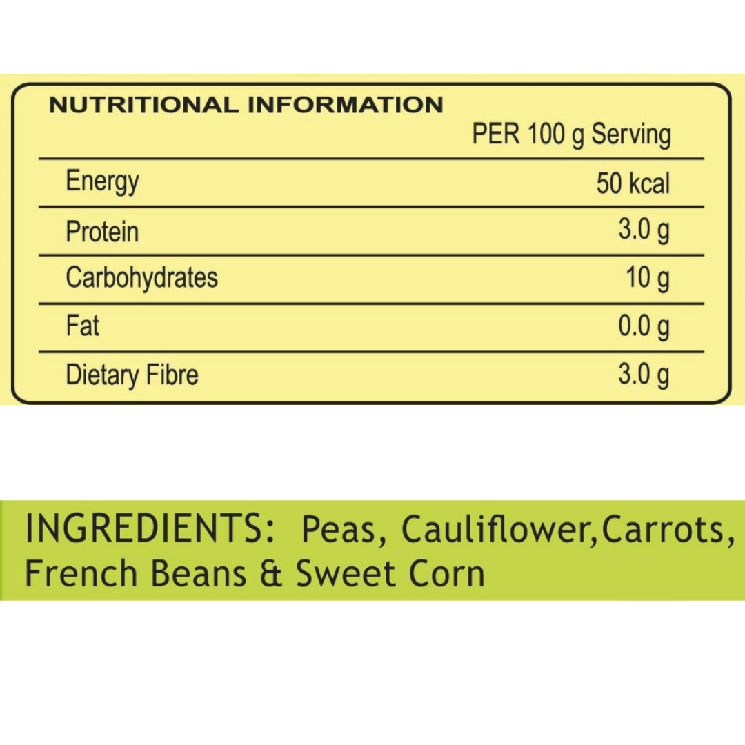 Mixed Vegetables (500 g)